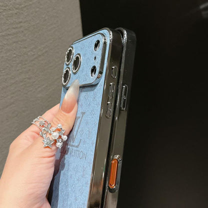 Lv Shiny Phone Case for iPhone 12-18 Pro & Pro Max