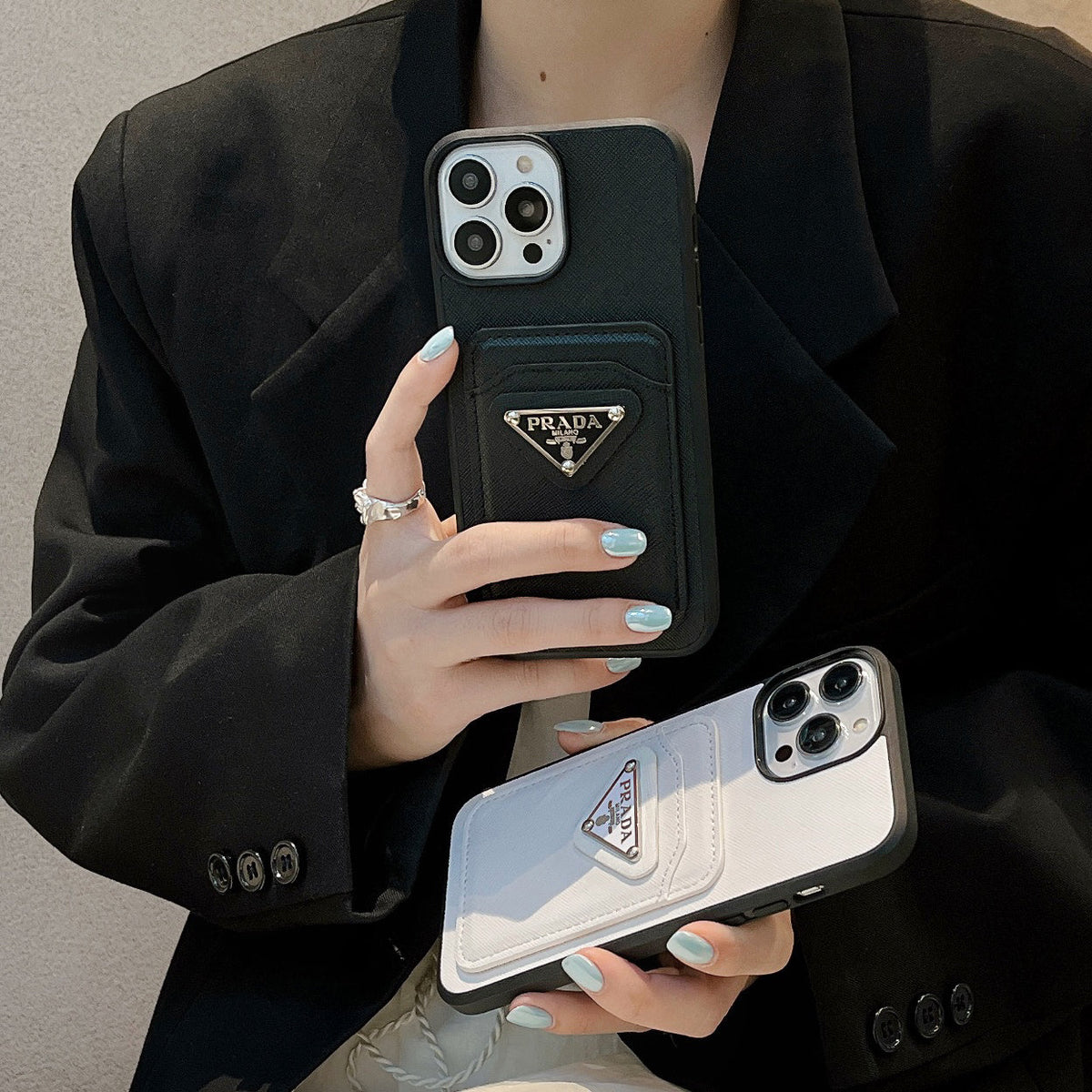 Luxurious leather iPhone case Roxy New 2