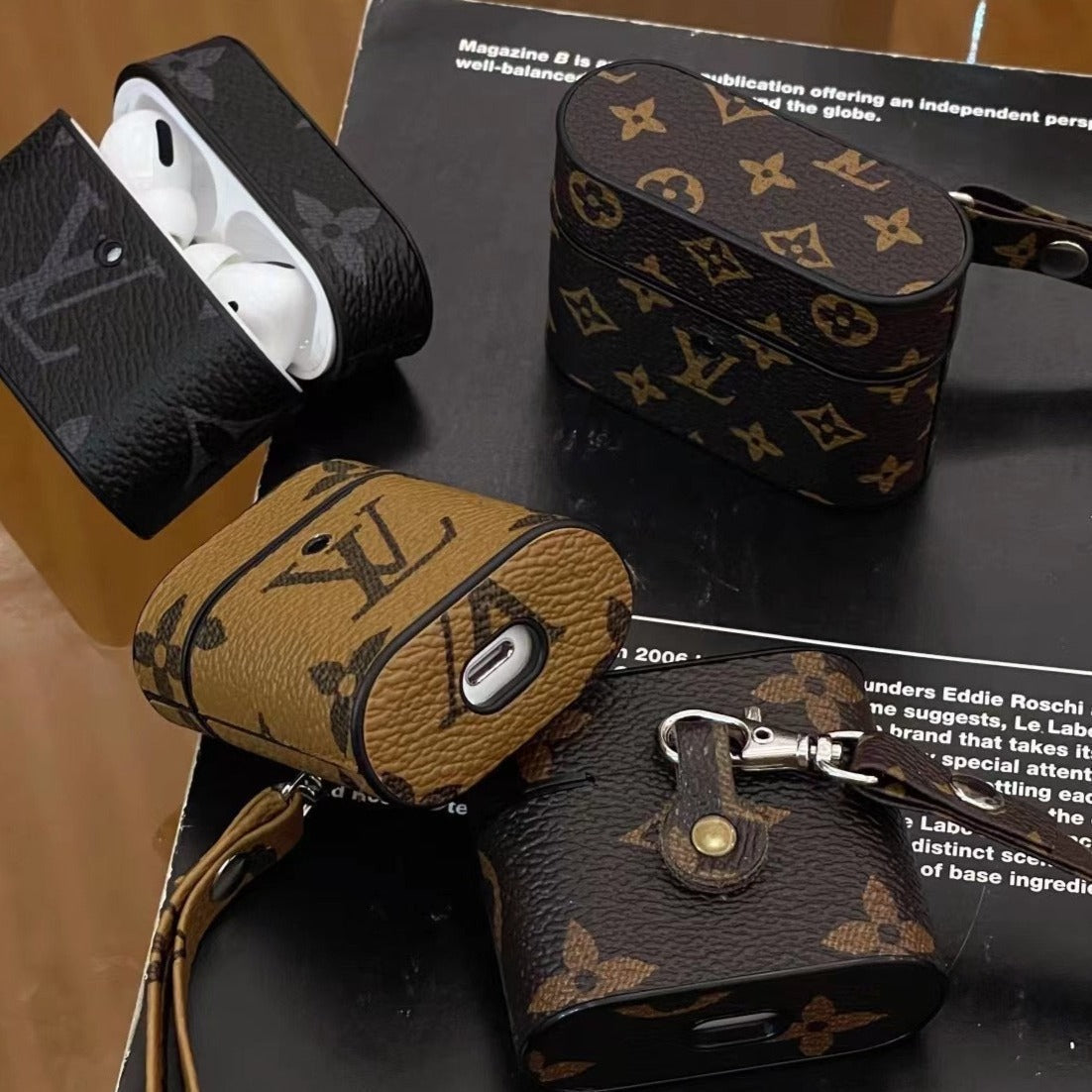 CLASSIC PRINTED AIRPODS CASE Roxy New