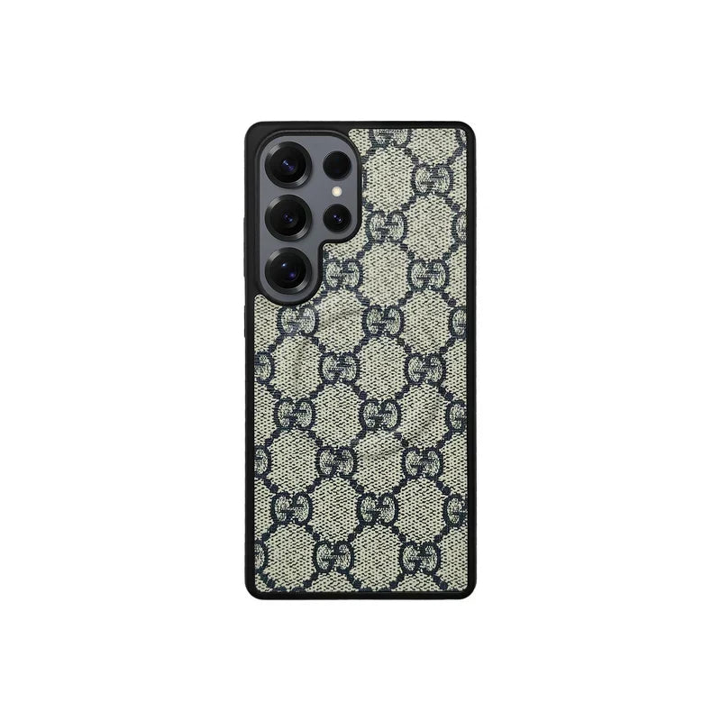 Gucci-Inspired Blue GG Supreme Monogram Case for Samsung Galaxy S Series