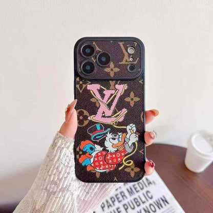 Louis Vuitton x Character Collaboration Monogram Phone Case for iPhone 14-18 Pro & Pro Max