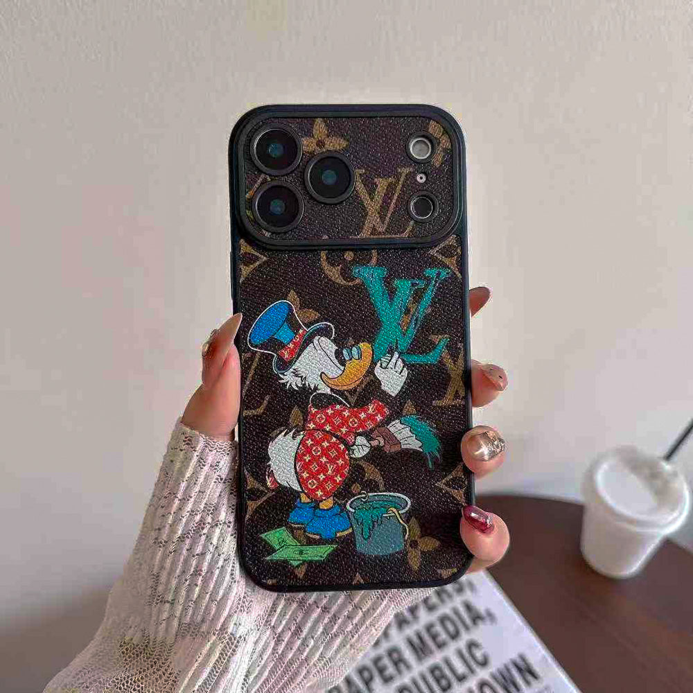 Louis Vuitton x Character Collaboration Monogram Phone Case for iPhone 14-18 Pro & Pro Max