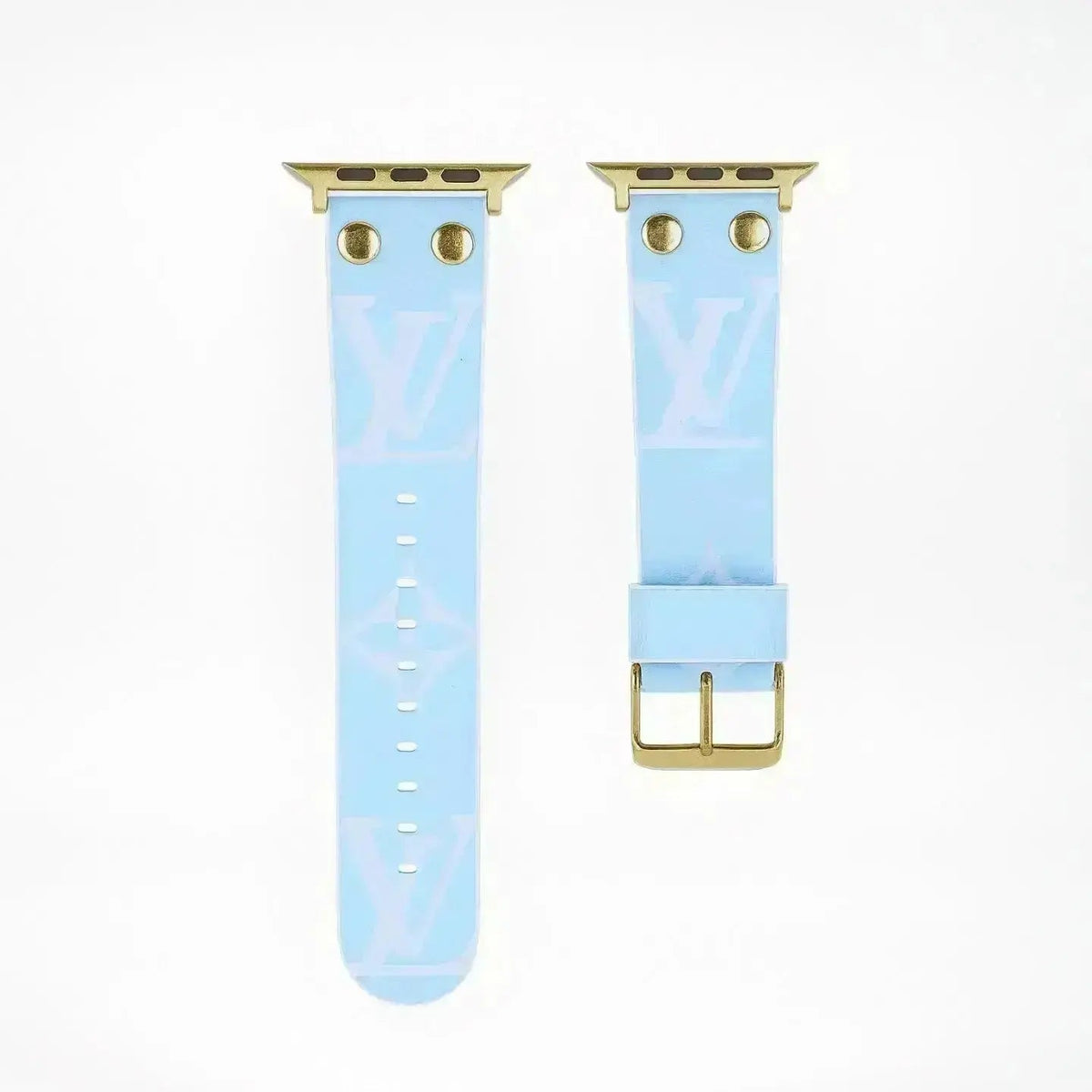 Louis Vuitton Apple Watch Band Monogram with Gold