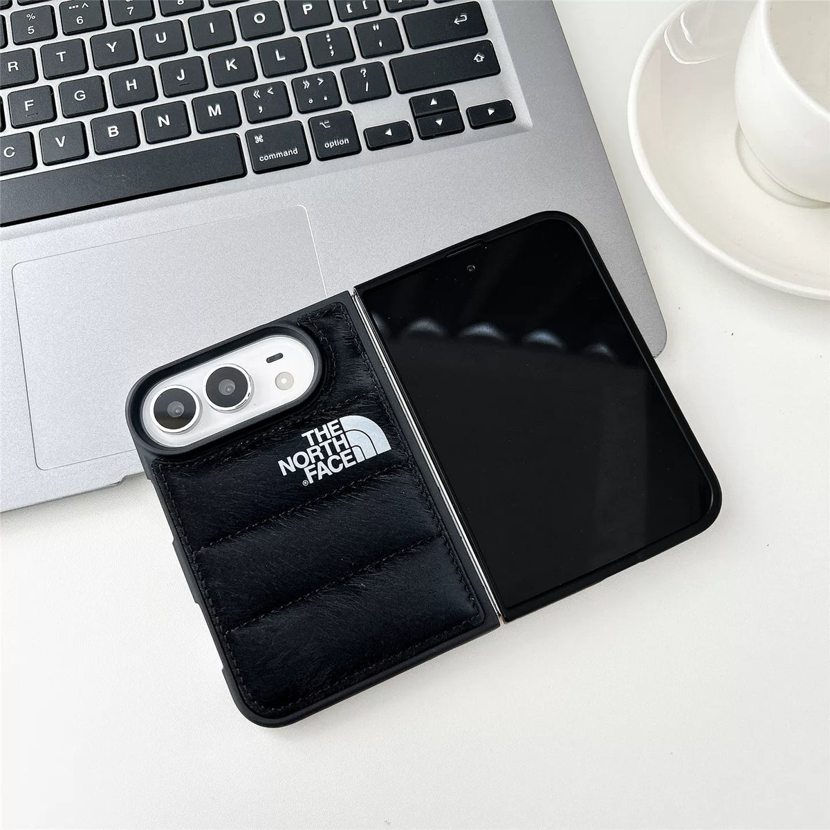 TNF Puffer Jacket Style Case for iPhone Duo