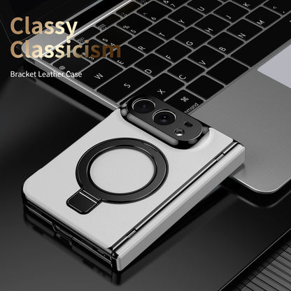 Leather Ring Stand Case for iPhone Duo