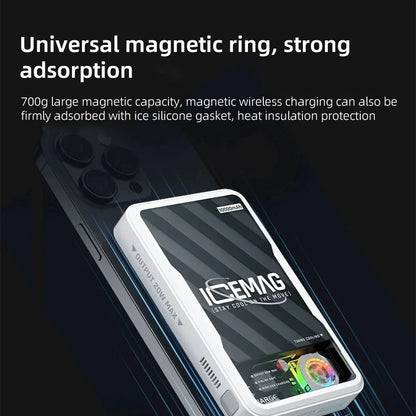 10000mah Ultra-thin Magnetic Wireless Power Bank Fast Charging Mobile Power Supply theroxymob