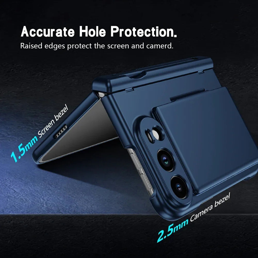 Hinge Wallet Stand Case for iPhone Duo