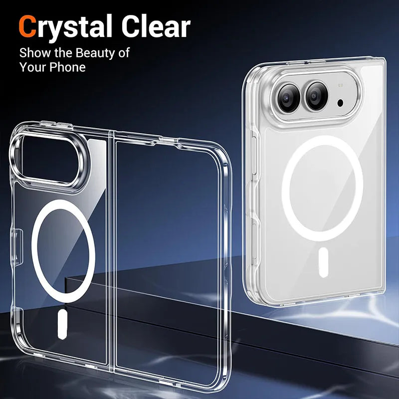 Crystal Clear MagSafe Case for iPhone Duo