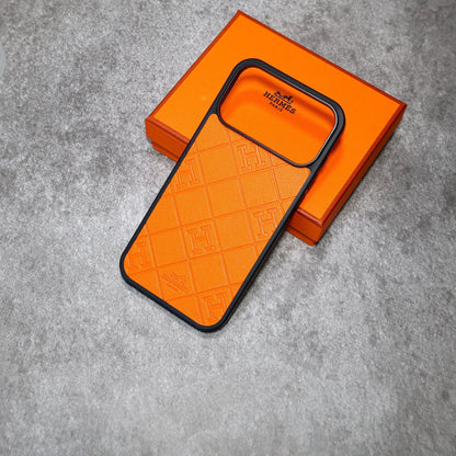 Stamped Diamond Leather Case - iPhone 12-18 Pro & Pro Max