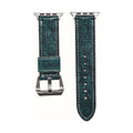 Luxury Dior Leather Dark Green Strap for Apple Watch