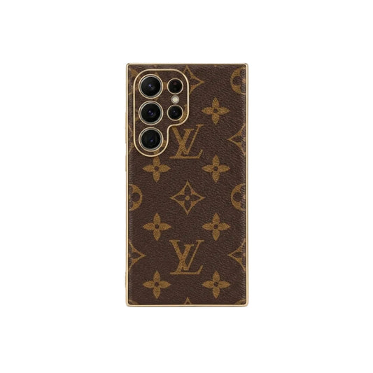 Luxury Monogram Square Trunk Case for Samsung Galaxy S22-S25