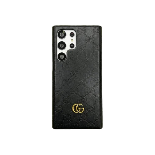 Luxury GG Fashion Leather Case for Samsung Galaxy S22-S26 Series