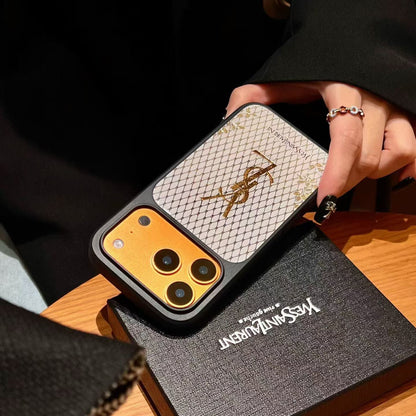 Luxury Gilded Style Phone Case for iPhone 14-18 Pro & Pro Max