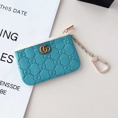Style Embossed Keychain Wallet
