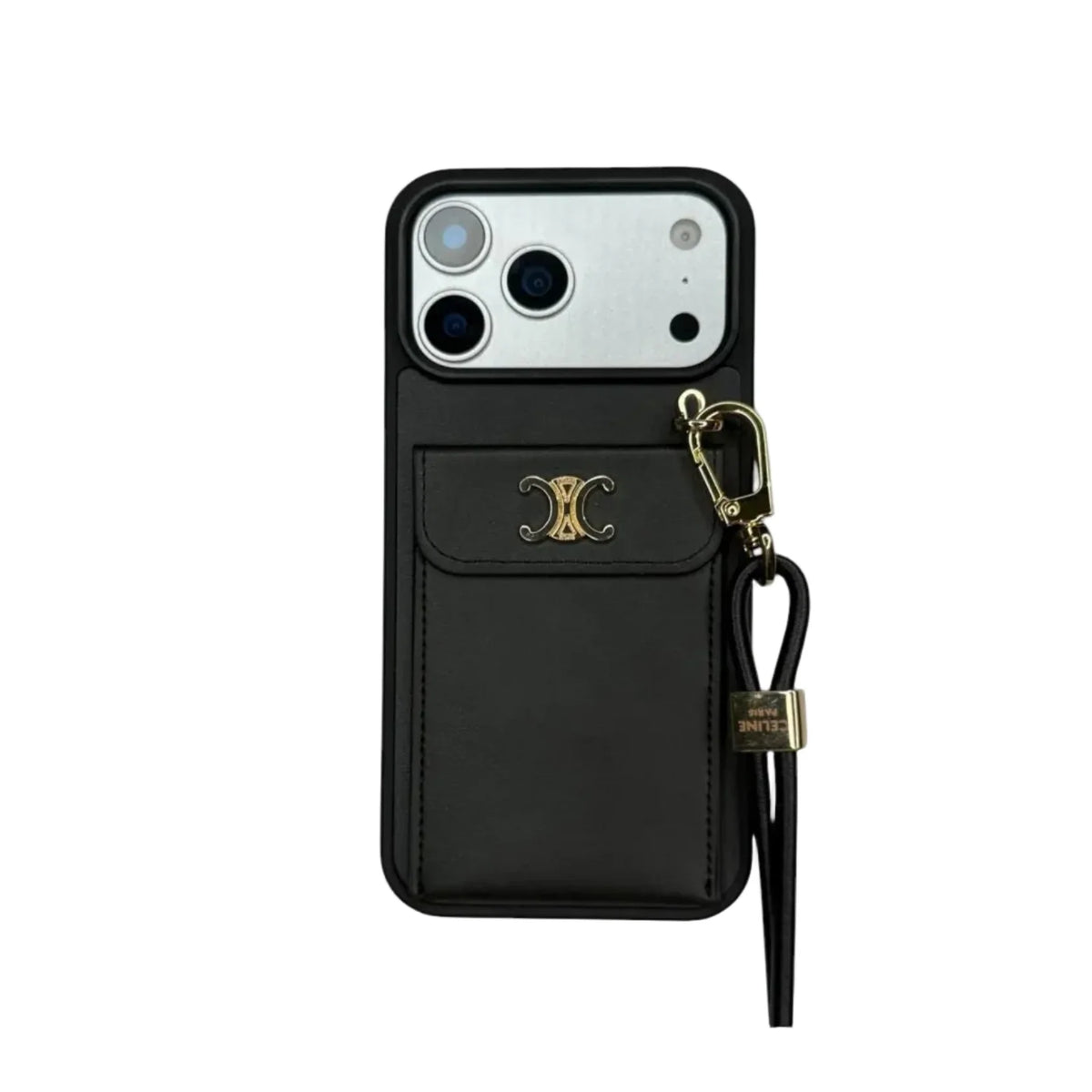CALASSIC IPHONE CASE SINGLE CROSSBODY BLACK FOR IPHONE 12-18 Pro & Pro Max