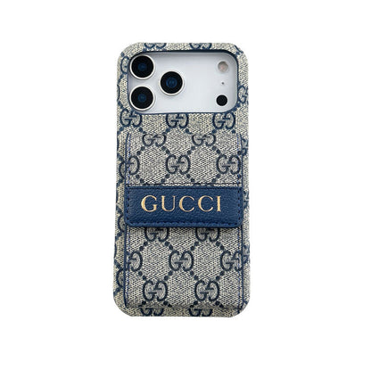 Stylish Fold Pocket Bar Designer Case - iPhone 12-18 Pro & Pro Max