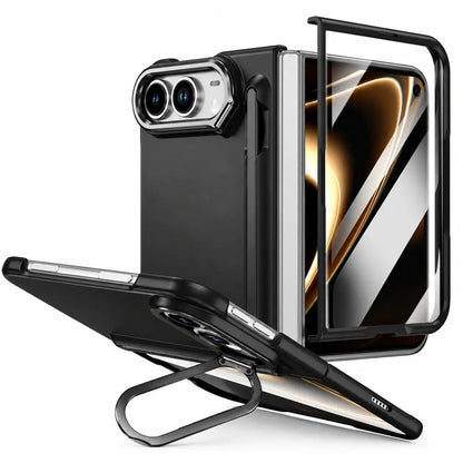 Full Protection Kickstand Case With Stylus for iPhone Duo