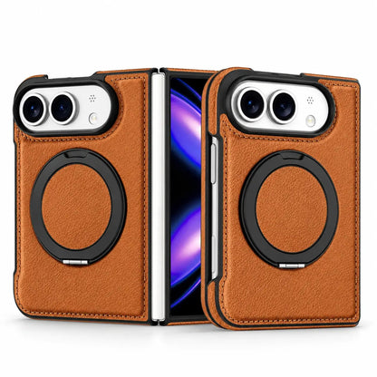 Leather Ring Stand Case for iPhone Duo
