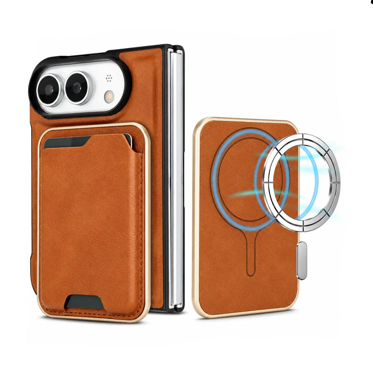 MagSafe Leather Wallet Case for iPhone Duo