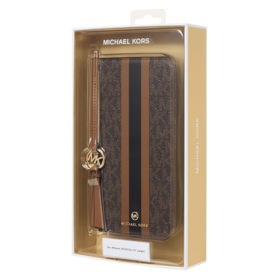 MK Folio Case Stripe with Tassel Charm for Magsafe for iPhone 13-18 Pro & Pro Max