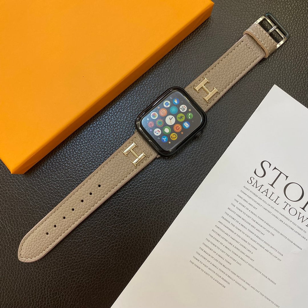 Premium Hermes Leather Watch Strap