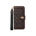 Luxury Fold Wallet Case with Wrist Strap - iPhone 12-18 Pro & Pro Max