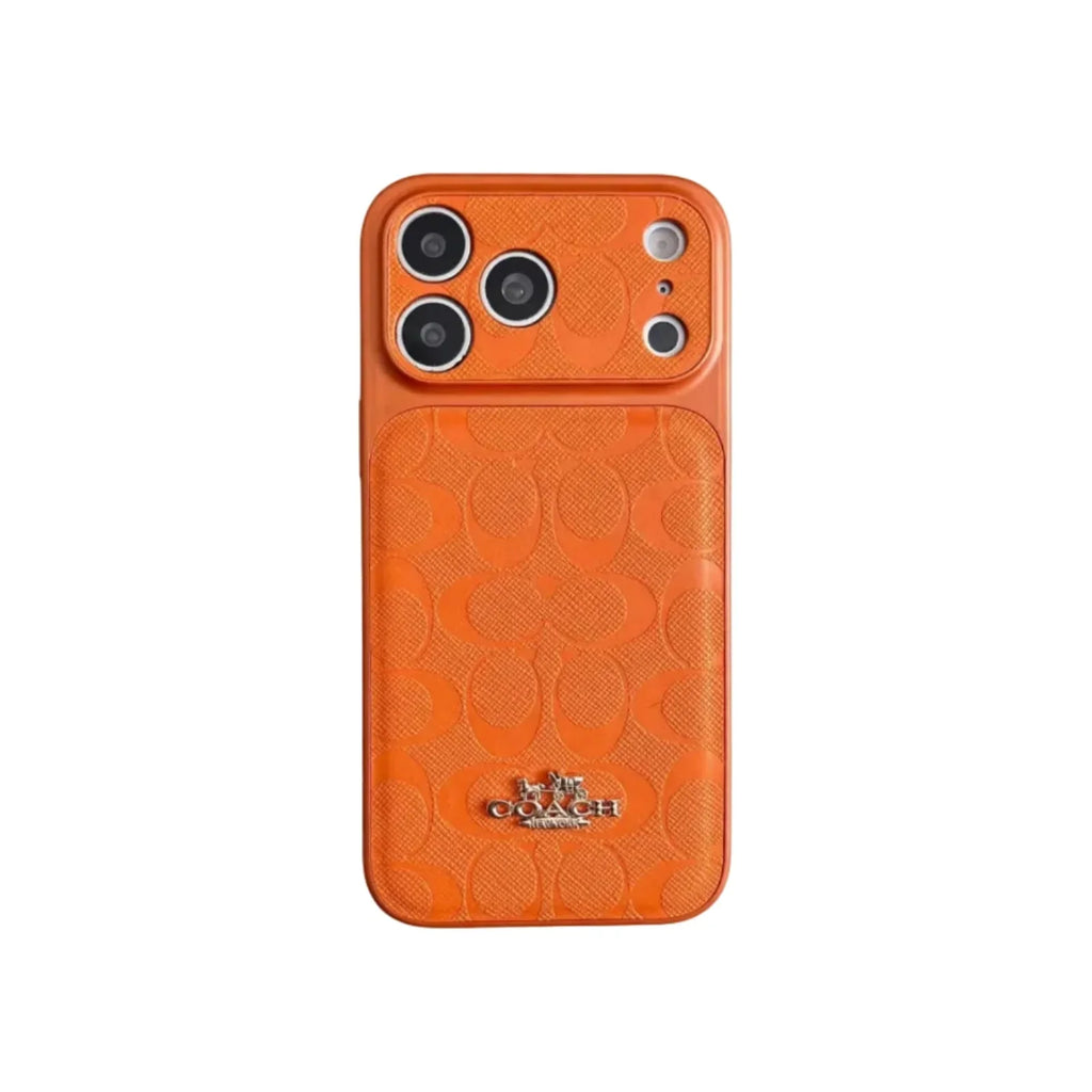 Luxury Signature Leather Case - iPhone 12-18 Pro & Pro Max