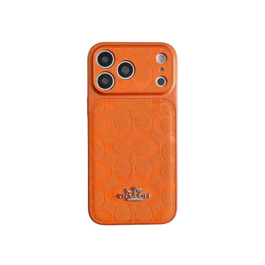 Luxury Signature Leather Case - iPhone 12-18 Pro & Pro Max