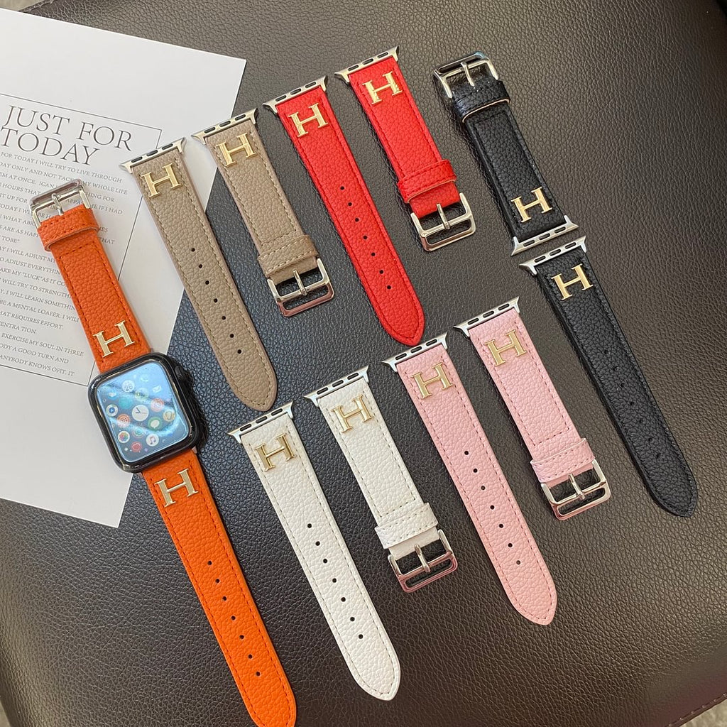 Premium Hermes Leather Watch Strap