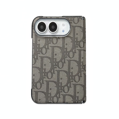 Textured Monogram Dior Case for iPhone Duo