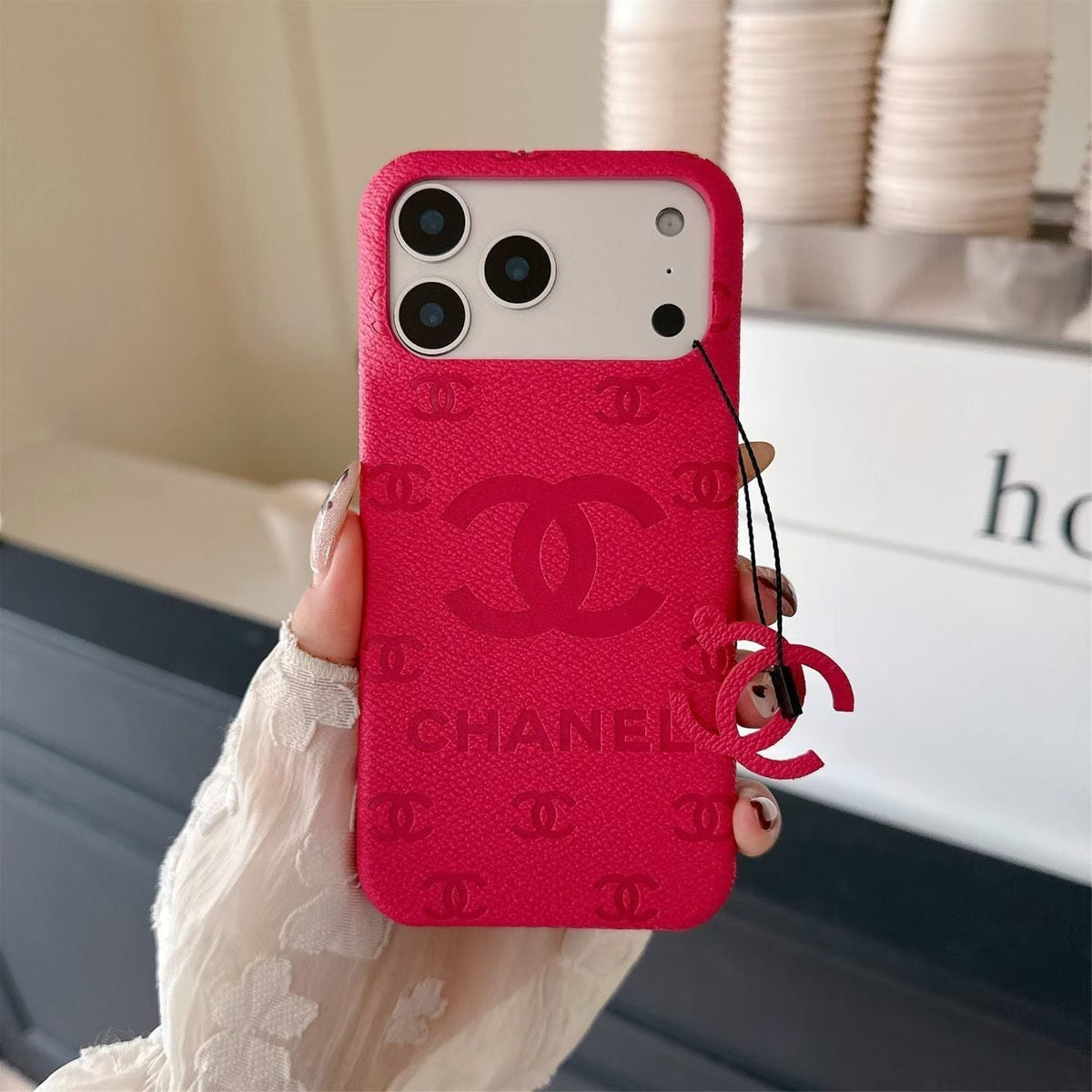 Luxury Chanel Phone Case For iPhone 12-18 Pro & Pro Max