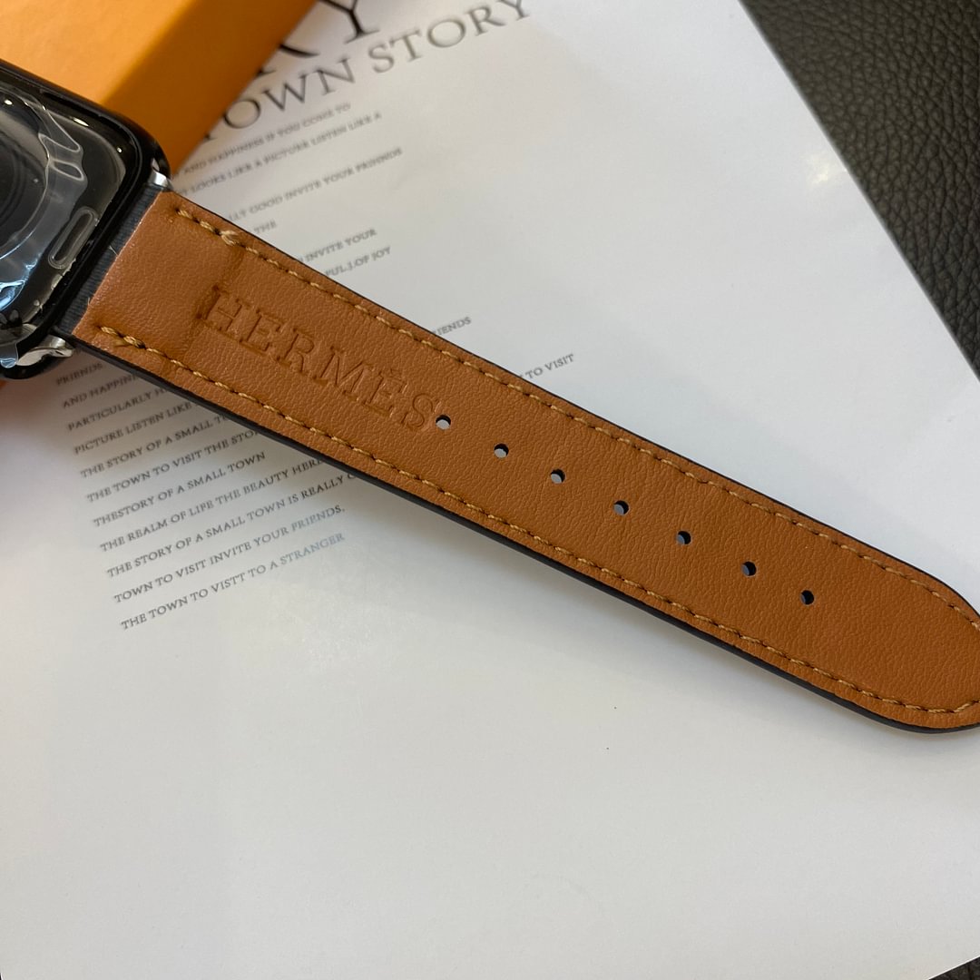 Premium Hermes Leather Watch Strap