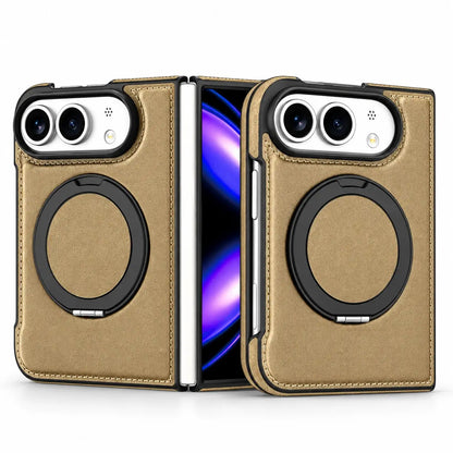 Leather Ring Stand Case for iPhone Duo