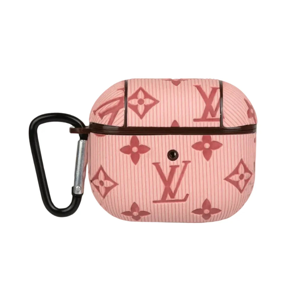 Elegant Multi-Color LV Leather AirPods Case
