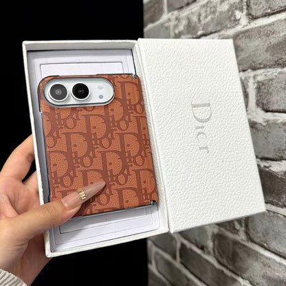 Textured Monogram Dior Case for iPhone Duo