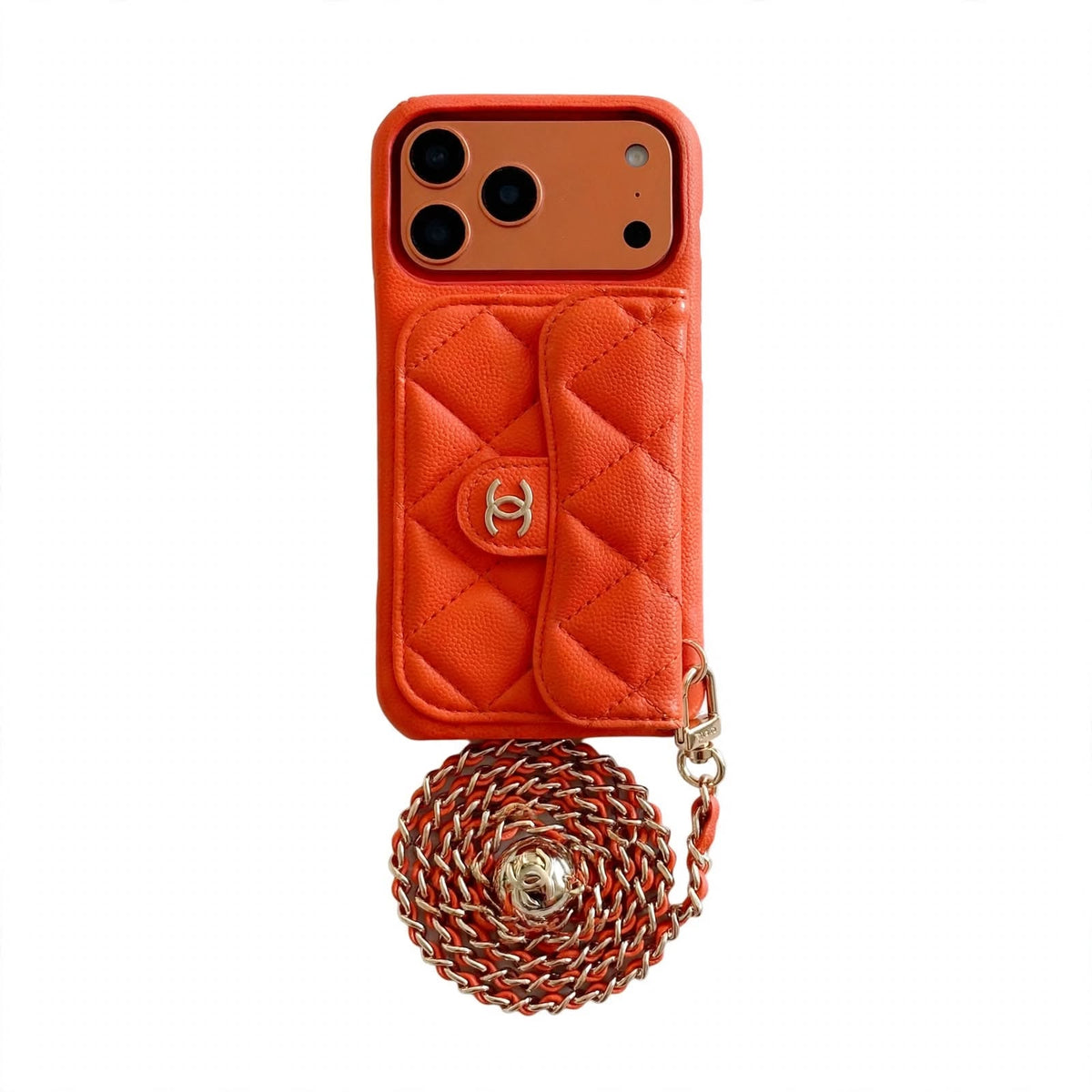 Premium Quilted Leather Crossbody Wallet Case for iPhone 12-18 Pro & Pro Max