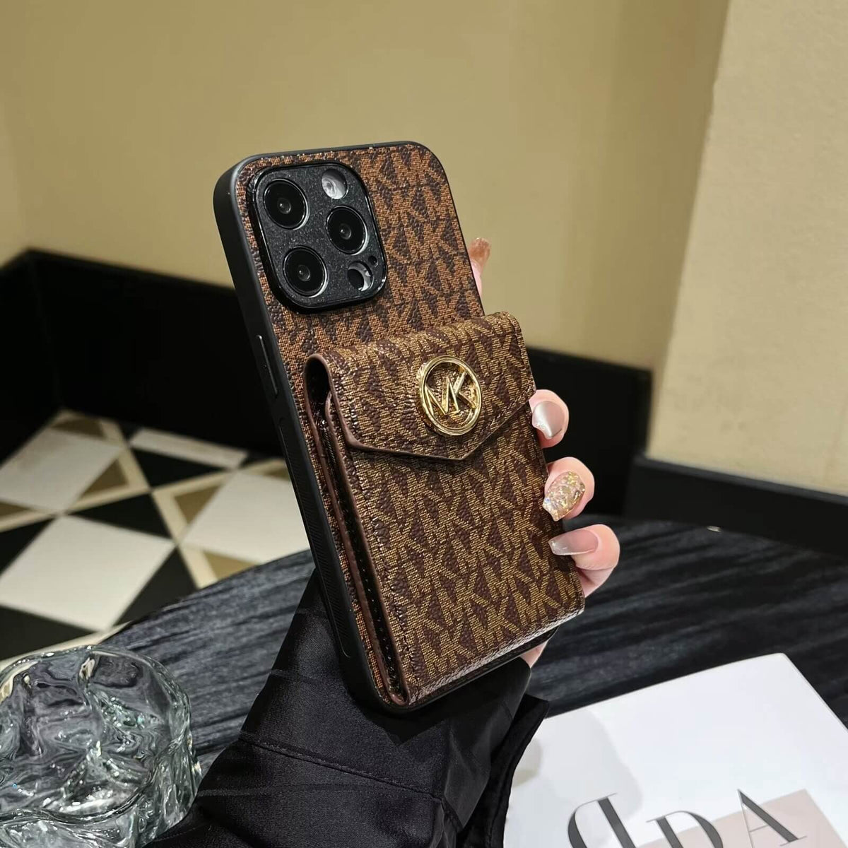 Michael Kors Card Holder Phone Case For iPhone 18 & Pro Max