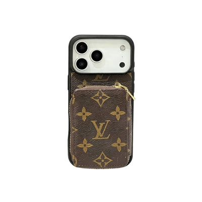 Luxury Leather Wallet Card Holder Crossbody iPhone Case 12-18 Pro & Pro Max