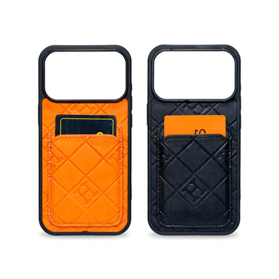 Stamped Diamond Quilted Case - Open Top - iPhone 12-18 Pro & Pro Max