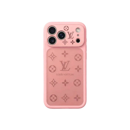 Frosted Lens-Protect Monogram Case For iPhone 16-18 Pro & Pro Max