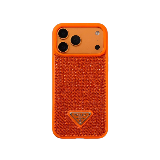 Haute Crystal Studded Logo Case - iPhone 12-18 Pro & Pro Max