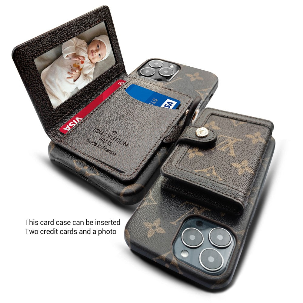 Beautiful luxury iphone case with credit card holder Roxy New 2