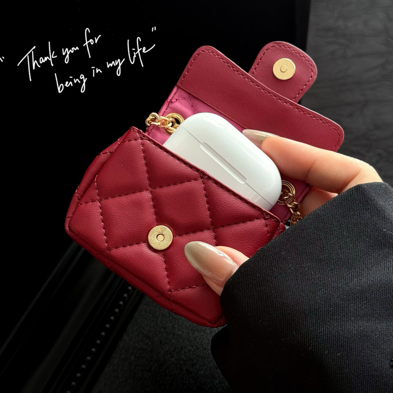 Elegant Leather CC AirPods Cases