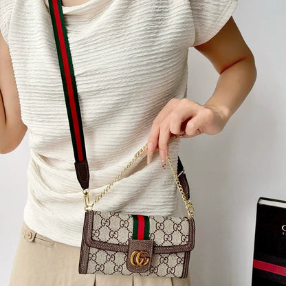 Classic Wallet Chain Crossbody Case - iPhone 12-18 Pro & Pro Max